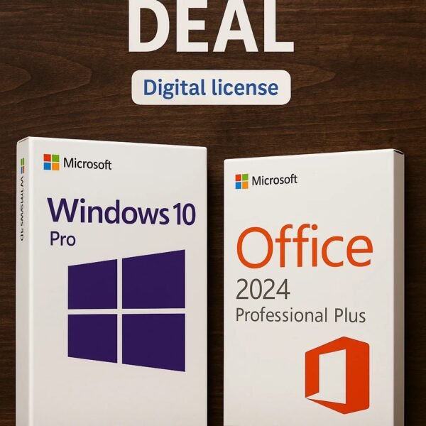 Microsoft Windows 10 Pro + Microsoft Office 2024 Pro Plus