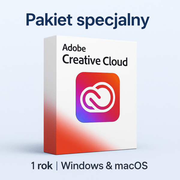 Adobe Creative Cloud I 1 year I Windows&MacOs I