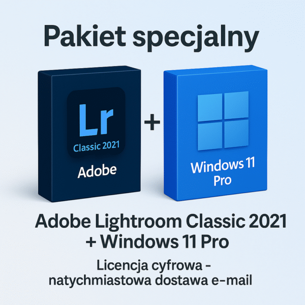 Adobe Lightroom Classic 2021 + Microsoft Windows 11 Pro