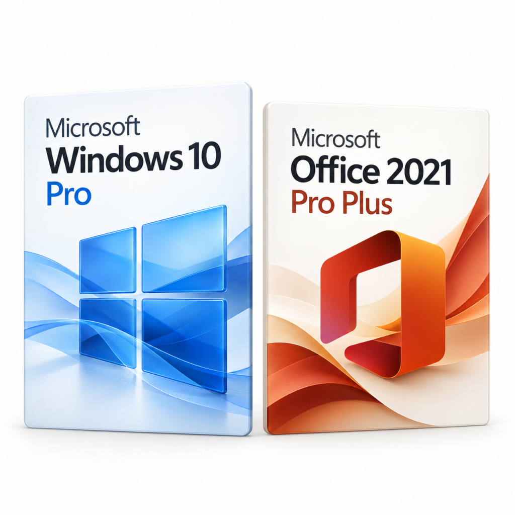 Microsoft Windows 10 Pro + Microsoft Office 2021 Pro Plus