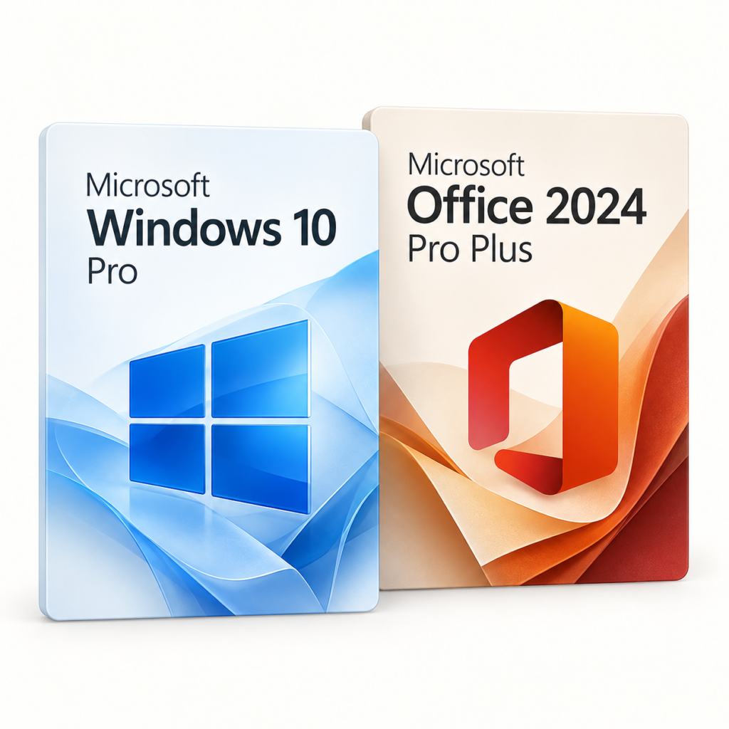Microsoft Windows 10 Pro + Microsoft Office 2024 Pro Plus