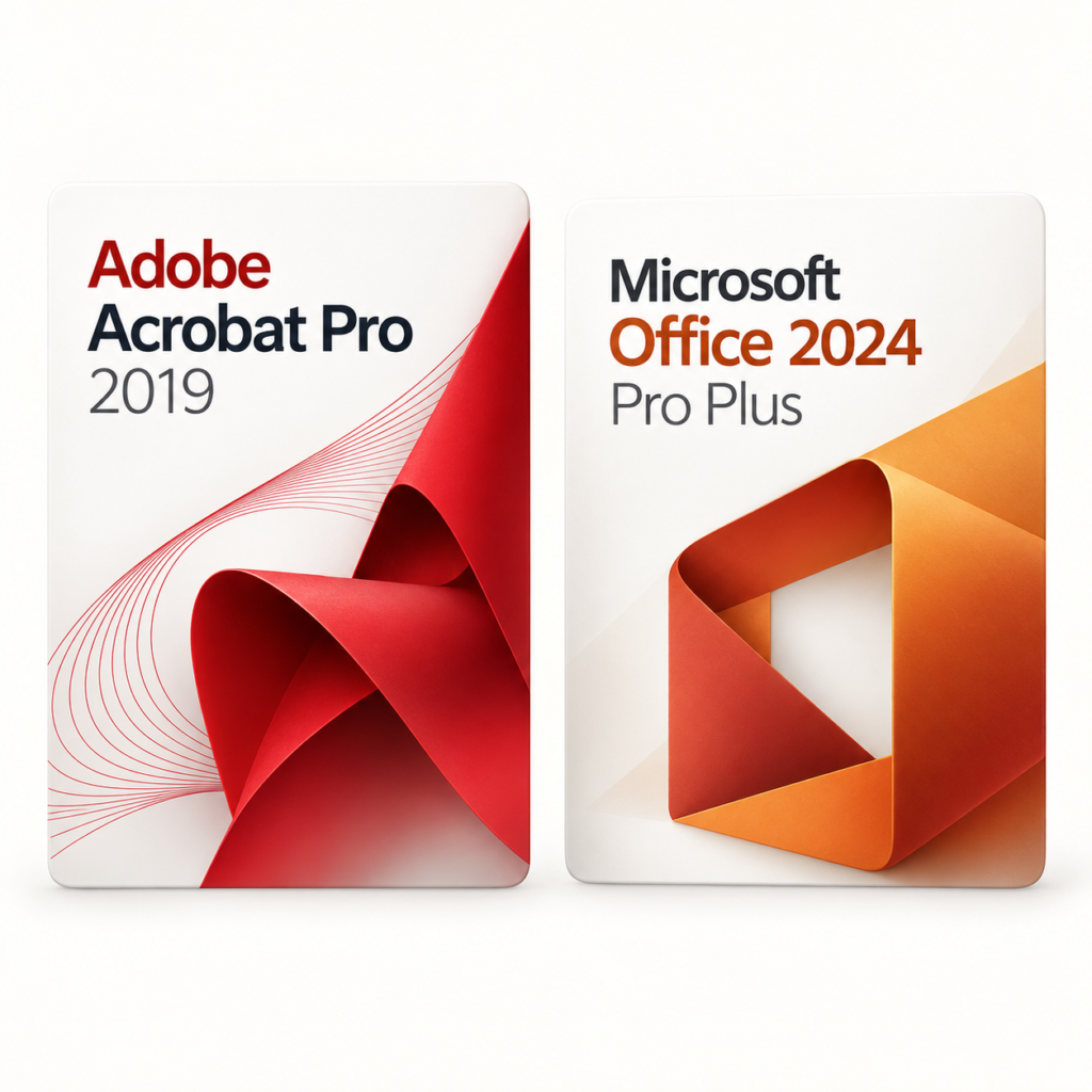 Acrobat Pro 2019 Pro + Microsoft Office 2024 Pro Plus