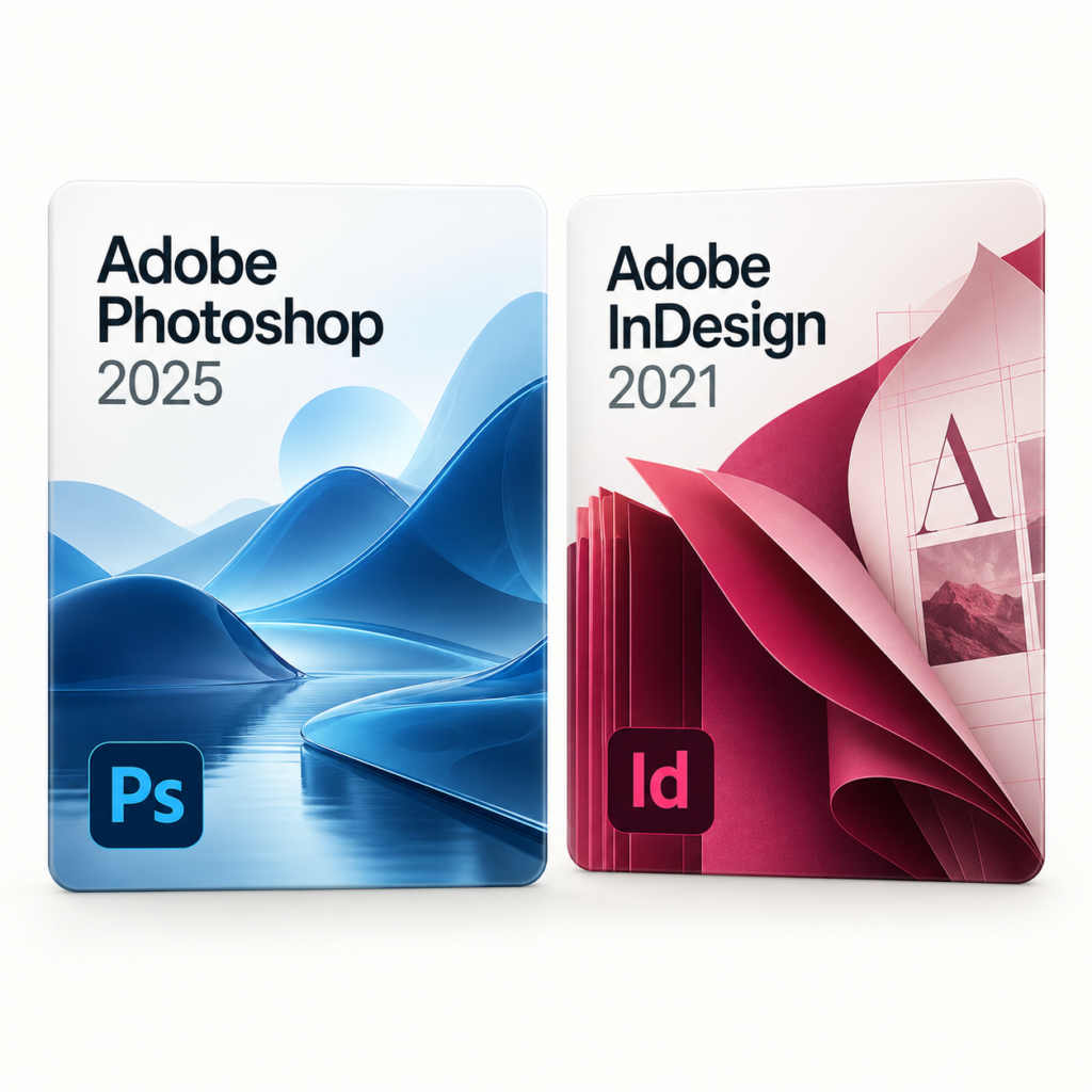 Photoshop 2025 + InDesign 2021 I Windows