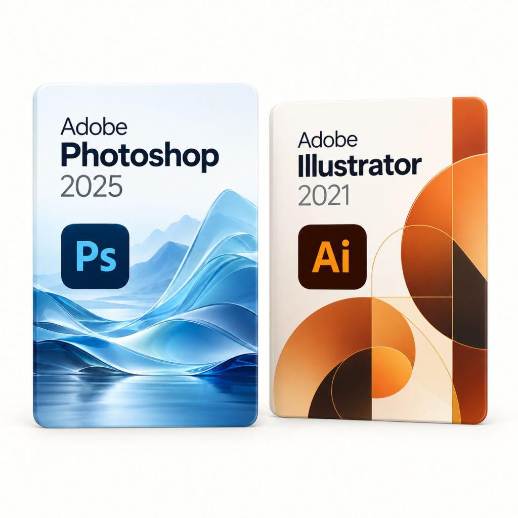 Photoshop 2025 + Illustrator 2021 I Windows