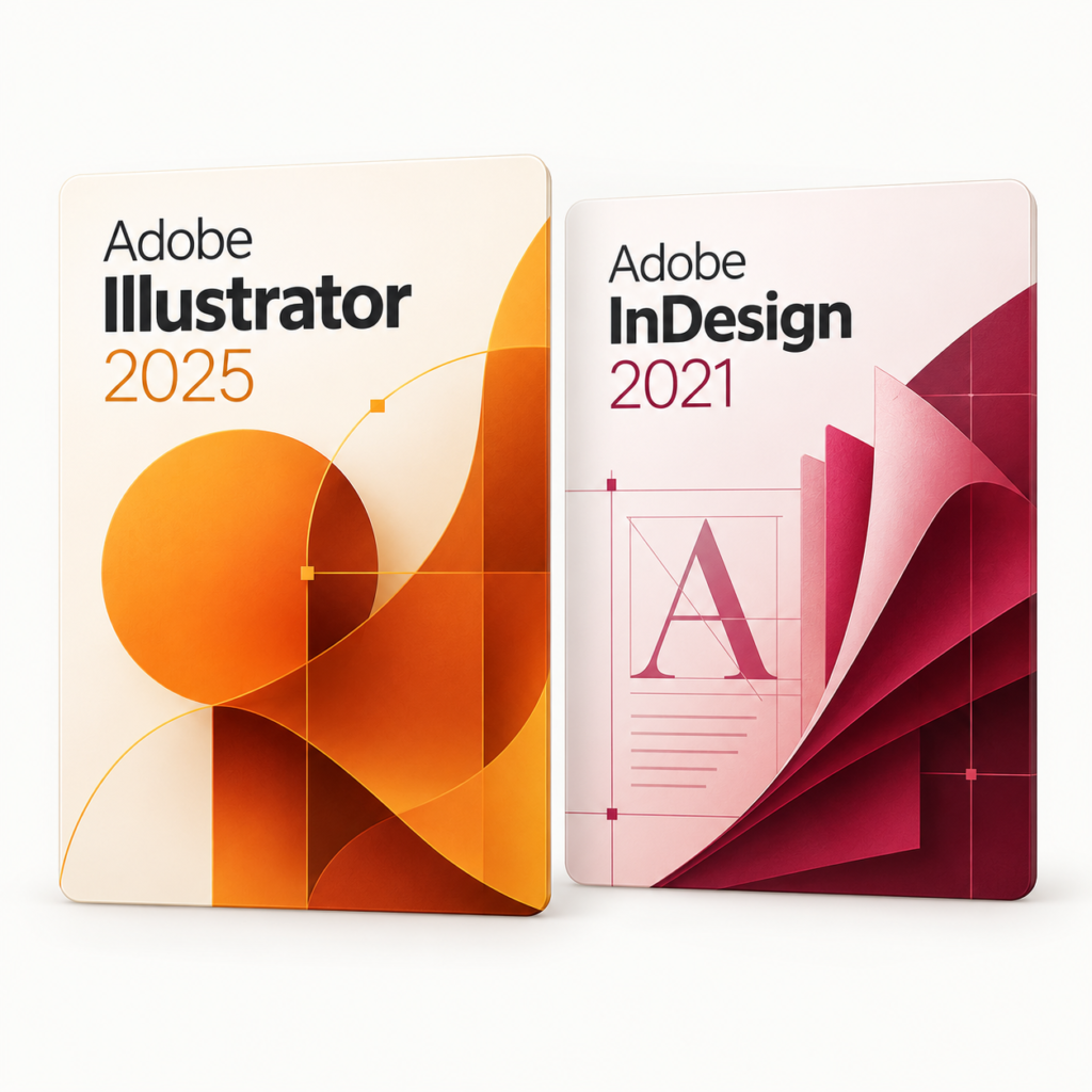 Illustrator 2025 + InDesign 2021 I Windows
