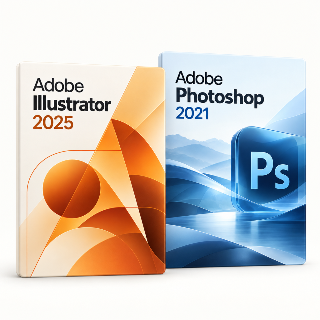 Illustrator 2025 + Photoshop 2021 I Windows