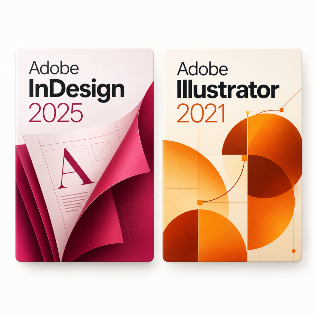 InDesign 2025 + Illustrator 2021 I Windows