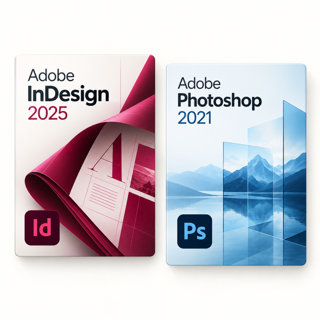 InDesign 2025 + Photoshop 2021 I Windows