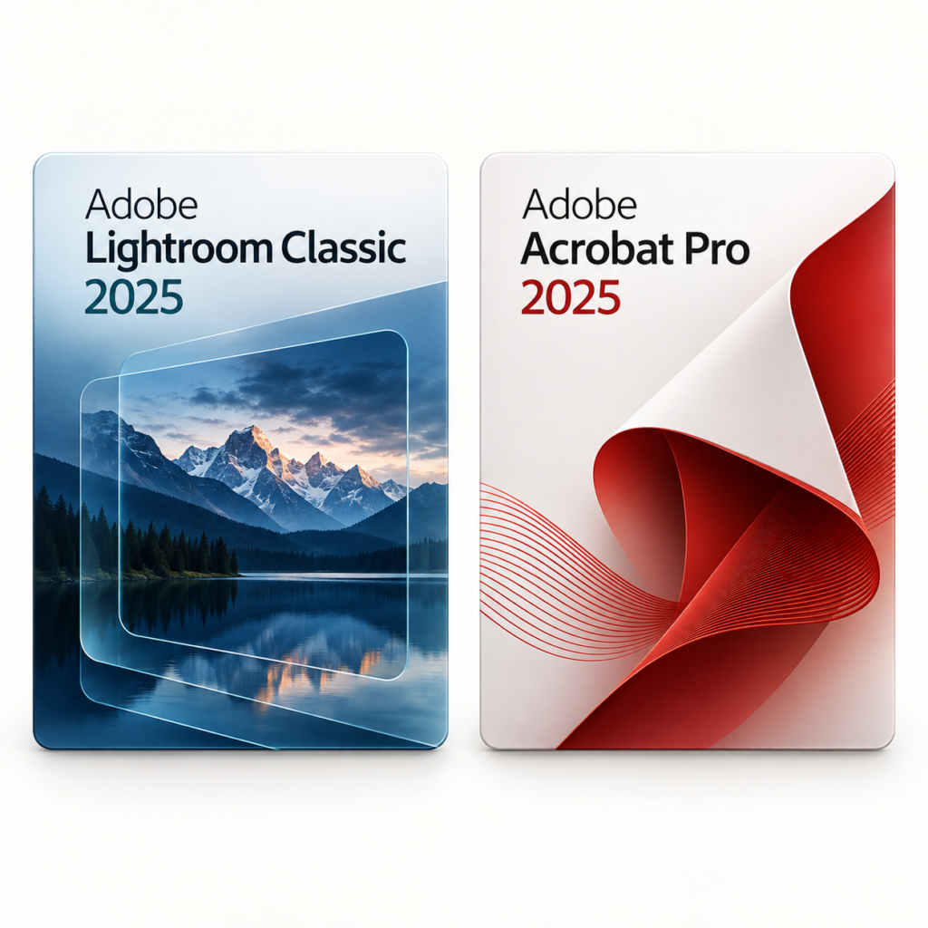 Lightroom Classic 2025 + Acrobat 2025 Pro I Windows