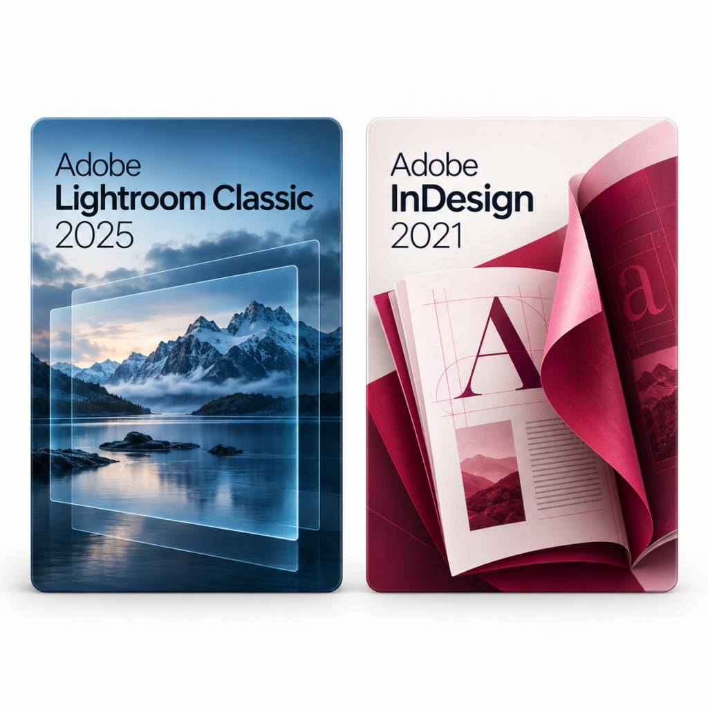 Lightroom Classic 2025 + InDesign 2021 I Windows