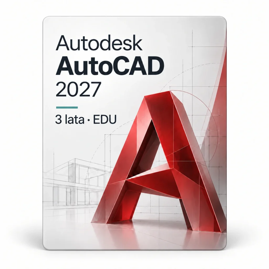 Autodesk AutoCAD 2027 — 3 lata EDU | Windows i Mac